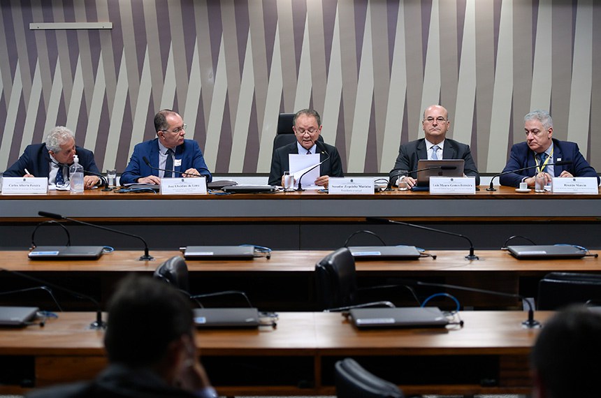 Mesa:
consultor Tributário do município de Parauapebas (PA), Carlos Alberto Pereira;
diretor de Geologia e Produção Mineral do Ministério de Minas e Energia (MME), José Ubaldino de Lima;
presidente eventual da CI,  senador Zequinha Marinho (Podemos-PA);
assessor da Diretoria Colegiada da Agência Nacional de Mineração (ANM), Luís Mauro Gomes Ferreira;
diretor de Relações Institucionais do Instituto Brasileiro da Mineração (Ibram), Rinaldo Mancin.