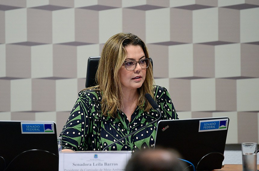 Mesa:
presidente da CMA, senadora Leila Barros (PDT-DF).