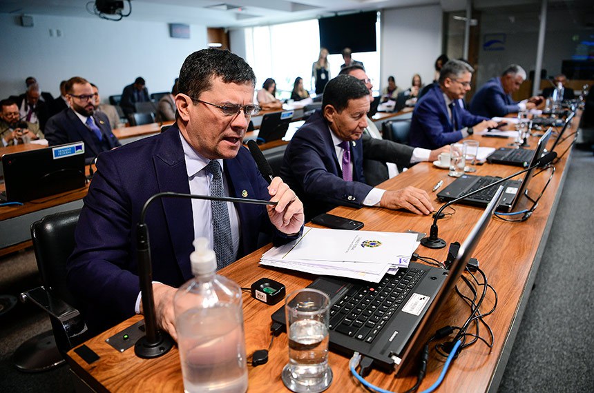Bancada:
senador Sergio Moro (União-PR);
senador Hamilton Mourão (Republicanos-RS);
senador Flávio Bolsonaro (PL-RJ);
senador Alessandro Vieira (MDB-SE);
senador Eduardo Girão (Novo-CE).
