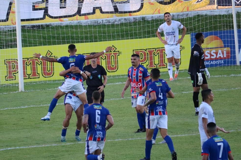 Potyguar Seridoense fez 2 a 0 no primeiro tempo, mas ABC conseguiu reação no segundo tempo — Foto: Augusto César Gomes