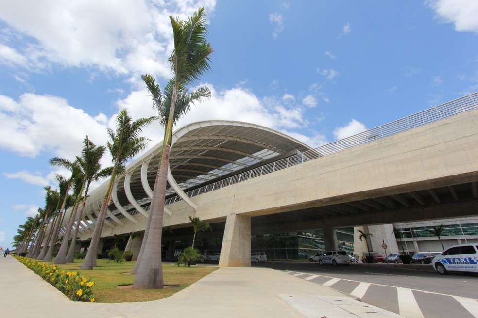 Aeroporto de São Gonçalo do Amarante, na região metropolitana de Natal — Foto: Rayane Mainara