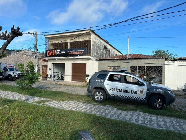 Personal foi executado a tiros ao abrir academia em Caicó — Foto: Cardoso Silva/Inter TV Costa Branca