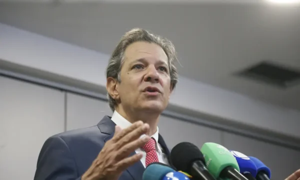 São Paulo (SP) 30/04/2024 - Ministro Fernando Haddad durante entrevista a imprensa.Foto: Paulo Pinto/Agência Brasil