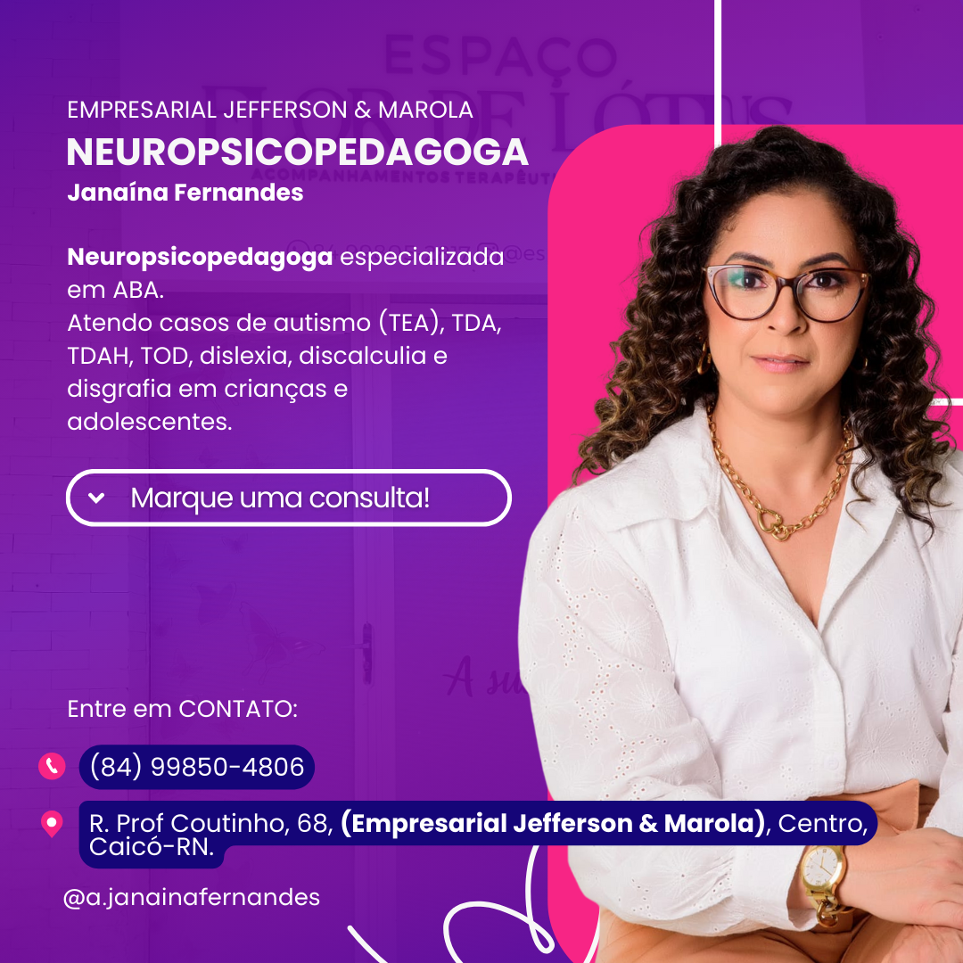 Neuropsicopedagoga Janaina Fernandes