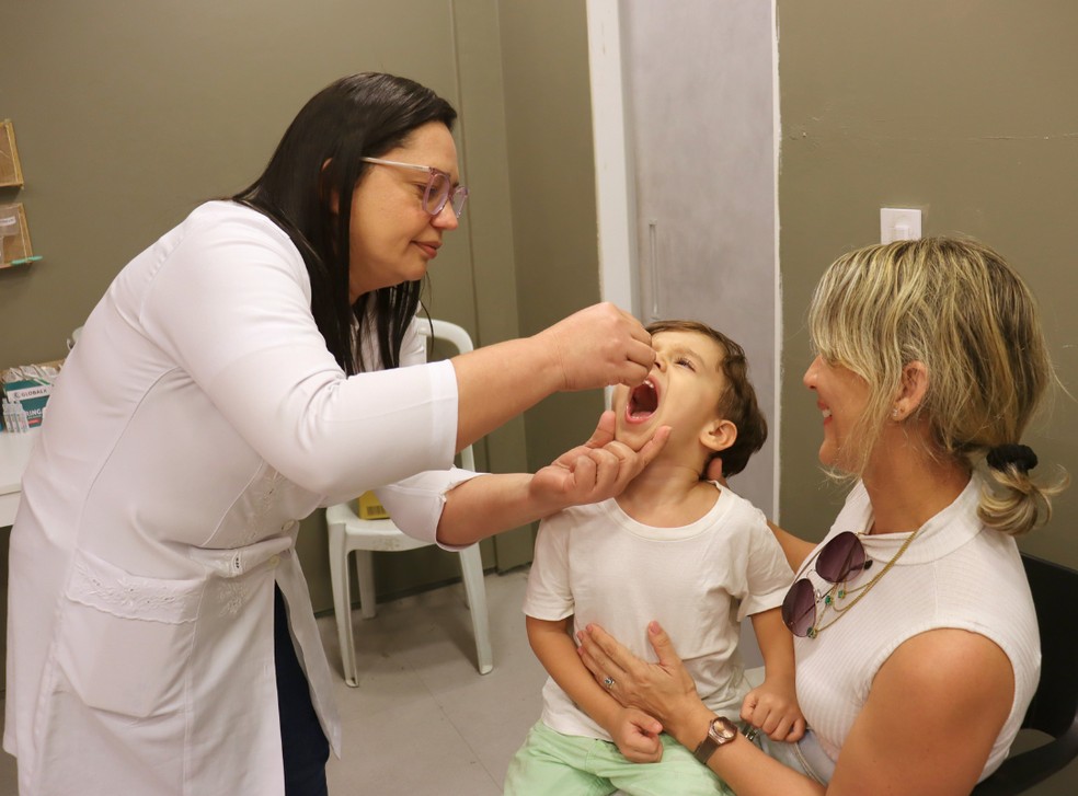 Natal tem Dia D de vacinação contra a poliomielite neste sábado (8) — Foto: Divulgação