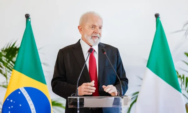 Itália 15.06.2024 - Presidente da República, Luiz Inácio Lula da Silva, durante Entrevista coletiva à imprensa, no Hotel Scoglio degli Achei. Carovigno – ItáliaFoto: Ricardo Stuckert / PR