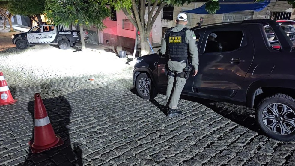 Operação montou blitzen nas ruas do município seridoense — Foto: Divulgação/CPRE