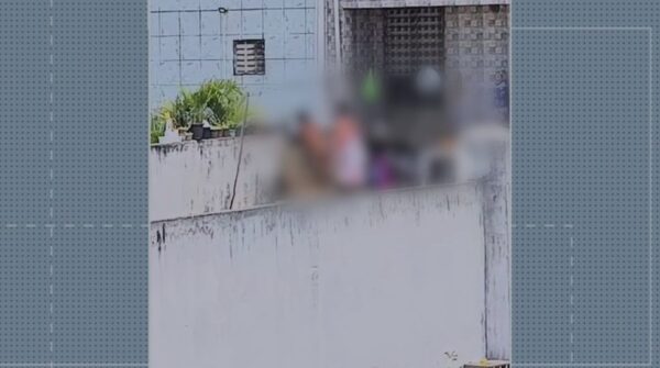 Vídeo com as agressões foi entregue à Polícia Militar ainda no sábado. — Foto: Reprodução/Inter TV Cabugi