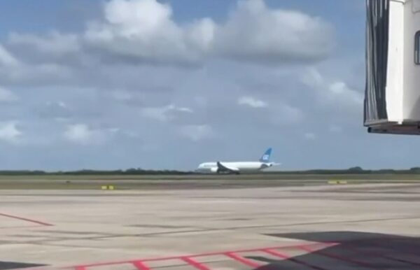 Avião da Air Europa deixou Natal com destino a Madri após 8 dias — Foto: Reprodução