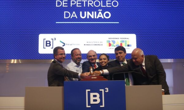 São Paulo SP 31/07/2024 Bolsa de valores B3 em São Paulo, leilão para a venda de petróleo da União dos campos de Mero e Búzios,com a presença do ministro das Minas Energia Alexandre Silveira.Foto: Paulo Pinto/Agência Brasil