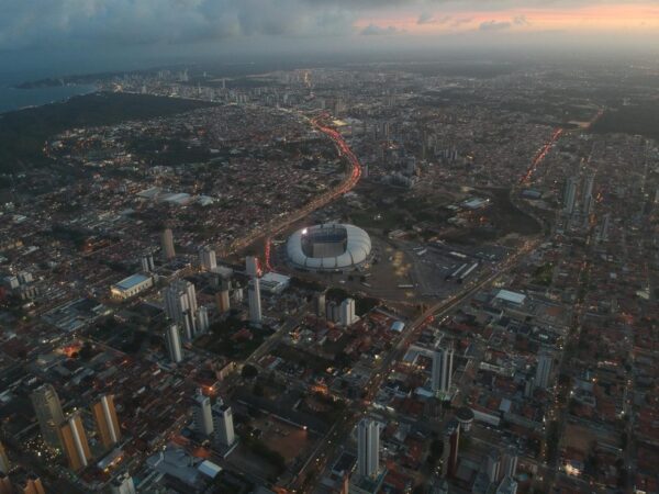 Imagem aérea de Natal — Foto: Diego Simonetti