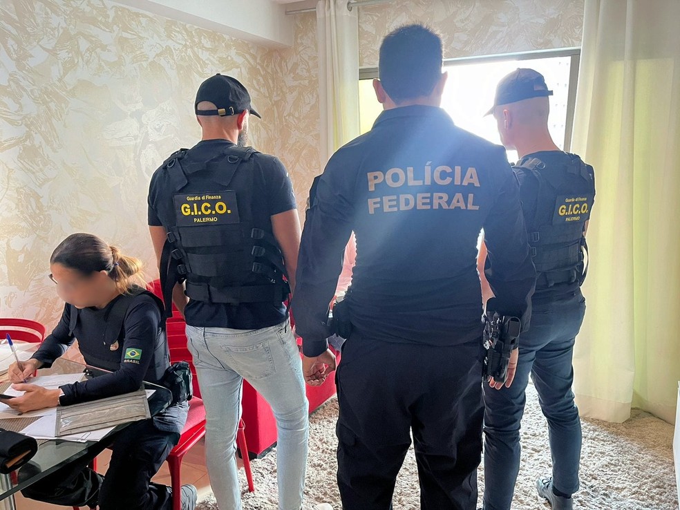 Operação da PF investiga atuação da máfia italiana no Rio Grande do Norte — Foto: PF/Divulgação