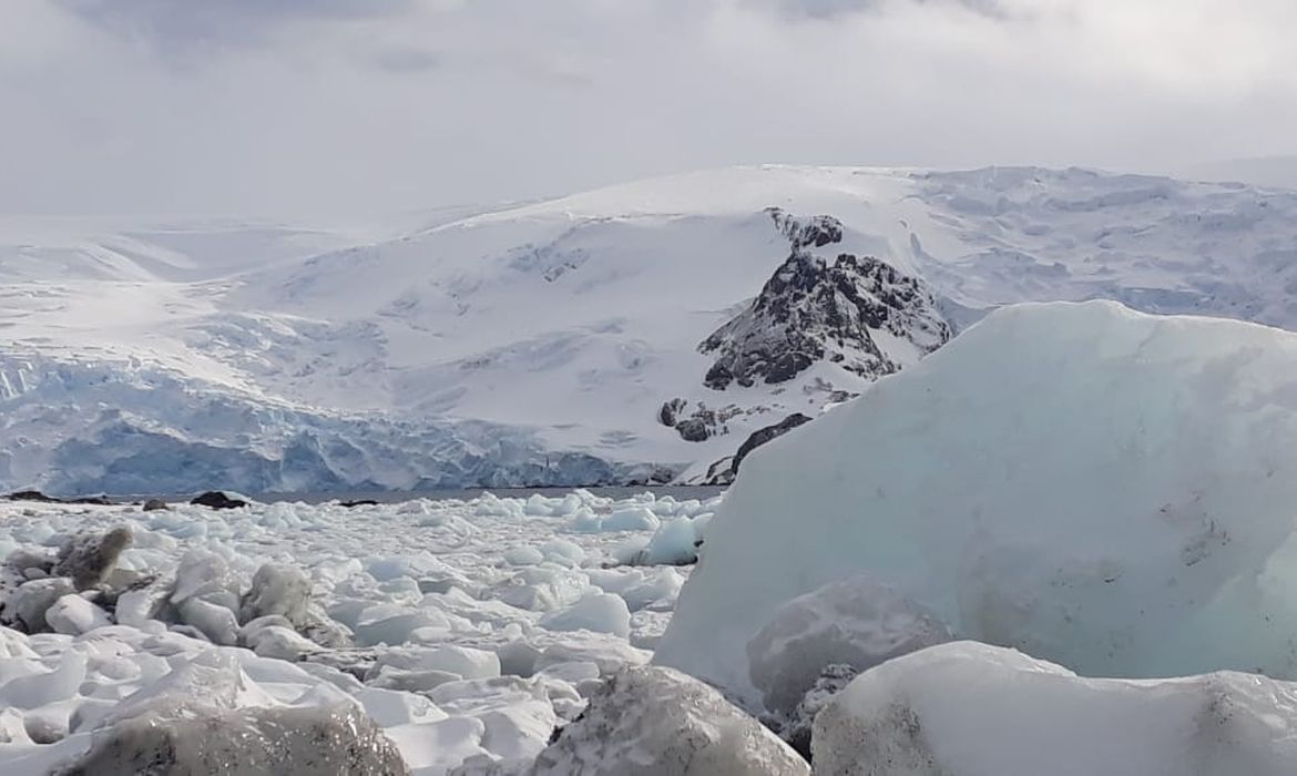 Geleiras na Antártica
