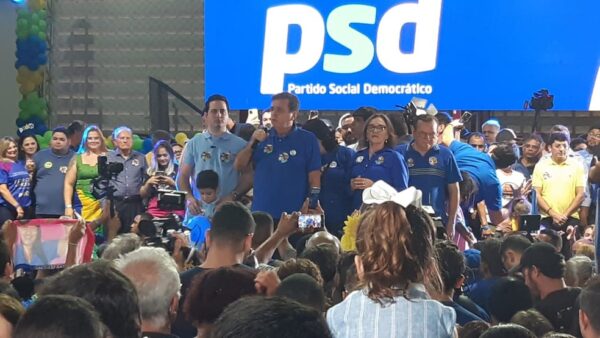 PSD oficializa Carlos Eduardo como candidato à Prefeitura de Natal — Foto: Sérgio Henrique Santos/Inter TV Cabugi