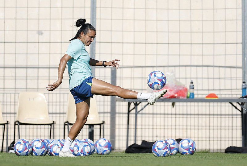 Marta - Treinamento Olimpíadas. Foto: Rafael Ribeiro/CBF