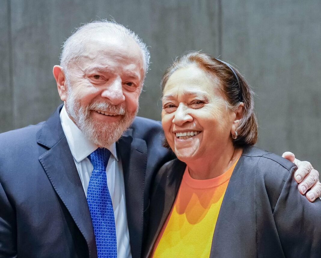 Lula e Fátima (2024). Foto: Ricardo Stuckert