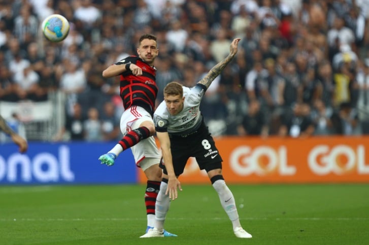 Corinthians x Flamengo. Foto: Gilvan de Souza/CRF