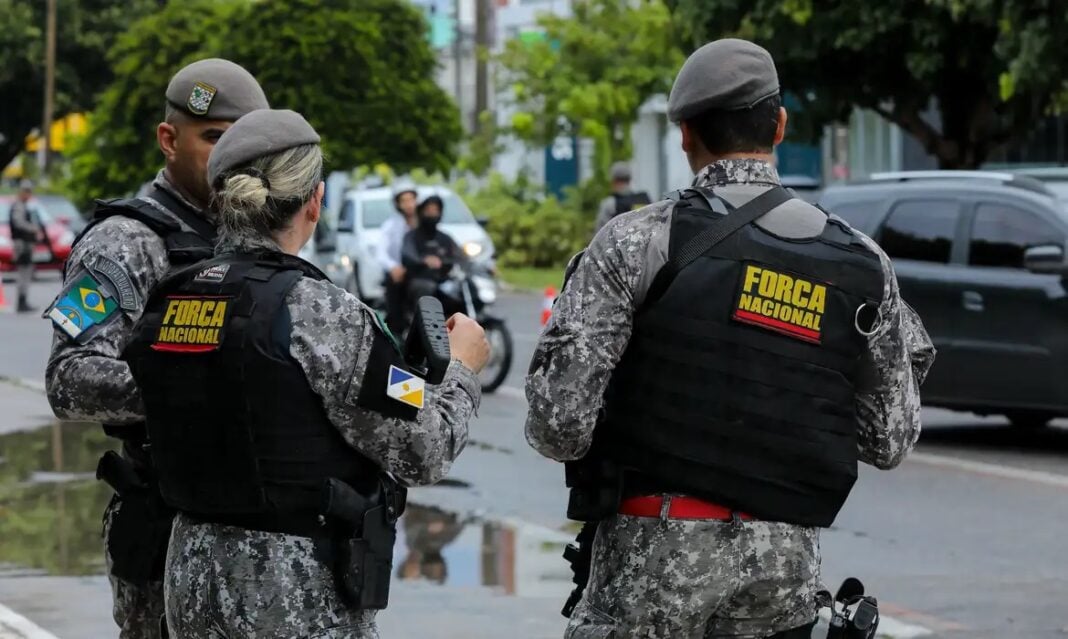 Força Nacional. Foto: Tom Costa/MJSP