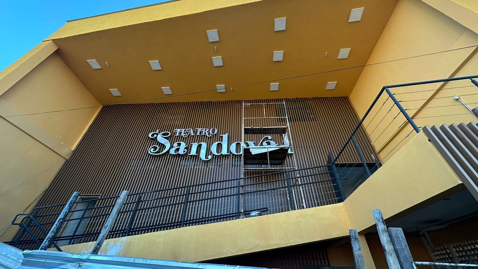 Teatro Sandoval Wanderley, em Natal — Foto: Kleber Teixeira/Inter TV Cabugi